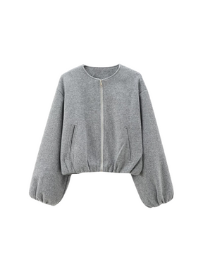 Jaqueta Oversized com Modelagem Reta