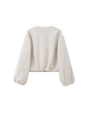 Jaqueta Oversized com Modelagem Reta