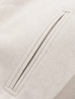 Jaqueta Oversized com Modelagem Reta