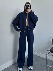 Conjunto de Moletom em Algodão