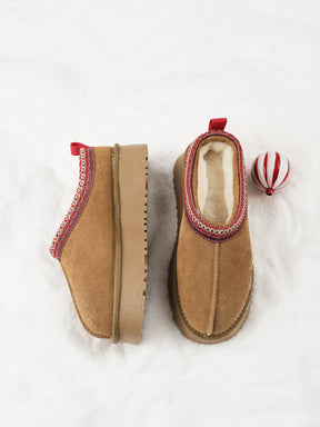 Bota Forrada em Lã com Plataforma - Snow